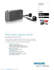 Philips SA018104K Manual