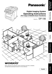 Panasonic Workio DP-190 Operating Instructions Manual