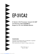 EPOX EP-3VCA2 User Manual