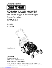 Craftsman 917.4787A Owner's Manual