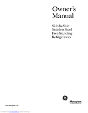 Monogram Monogram 197D3359PO02 Owner's Manual