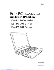 Asus 1000HE - Eee PC - Atom 1.66 GHz User Manual