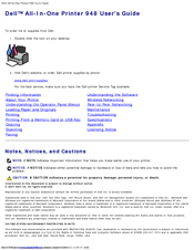 Dell 948 All In One Printer User Manual