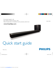 Philips CSS2133B/F7 Quick Start Manual