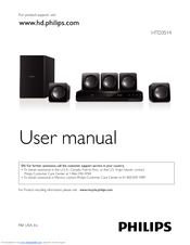 Philips HTD3514/F7 User Manual