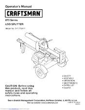Craftsman 247.776411 Operator's Manual