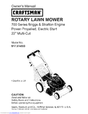 Craftsman 917.374550 Owner's Manual