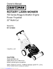 Craftsman 917.374943 Owner's Manual