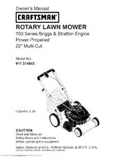 Craftsman 917.374942 Owner's Manual