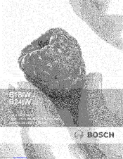 Bosch B18IW Series Use & Care Manual
