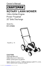 Craftsman 917.375020 Owner's Manual