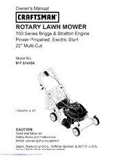 Craftsman 917.374104 Owner's Manual