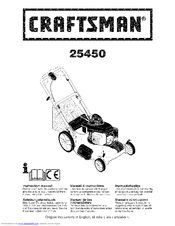 Craftsman 25450 Instruction Manual