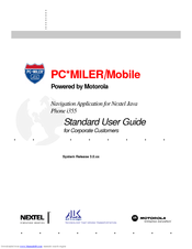 Motorola PC*MILER I355 User Manual
