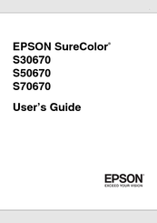 Epson SureColor S50670 User Manual
