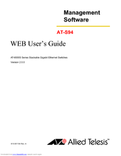 Allied Telesis AT-8000S User Manual