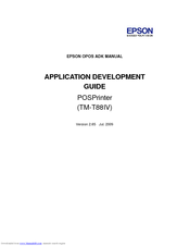 Epson T88IVP - TM Two-color Thermal Line Printer Application Manual
