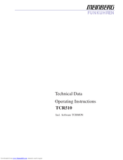 Meinberg TCR510 Operating Instructions Manual
