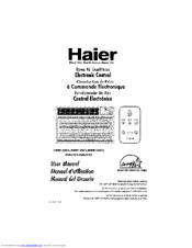 Haier HWR14XC5 User Manual