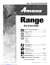 Amana 8113P732-60 Use & Care Manual