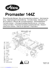 Ariens Promaster 144Z Owner's/Operator's Manual