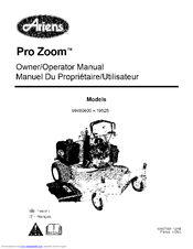 Ariens ProZoom 99480600-1952S Owner's/Operator's Manual