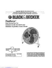 Black & Decker Fleetforce BDHV2000 Use And Care Book Manual