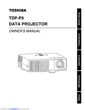 Toshiba TDP-B1-US Owner's Manual