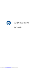 HP Dual Roll Kit User Manual