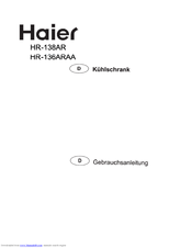 Haier HR-136ARAA Gebrauchsanleitung