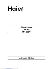 Haier HR-60SS Instrukcja Obsługi Manual