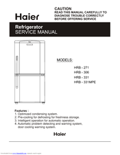 Haier HRB-331 User Manual