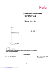Haier HRF-183 Manual De Servico