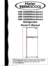 Haier HRF-250NW Owner's Manual