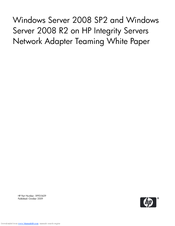 HP Network Adapter Teaming White Paper
