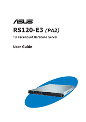 Asus RS120-E3 PA2 User Manual