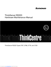 Lenovo ThinkServer RD220 Type 3798 Hardware Maintenance Manual