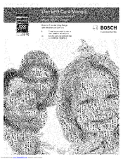 Bosch HES3052U-01 Use And Care Manual