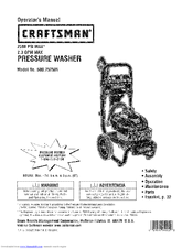 Craftsman 580.752501 Operator's Manual