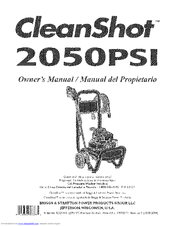 Briggs & Stratton CleanShot 020244-0 Owner's Manual