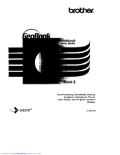Brother GeoBook NB-60 Instructions Manual