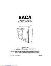 Carrier EACABXCC2020 Installation And Operation Manual