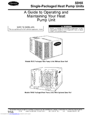 Carrier 50HX Guide Manual