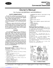 Carrier EDGE PRO 33CS2PP2S-01 Owner's Manual