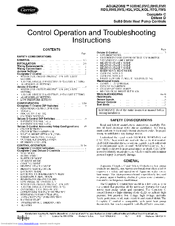 Carrier AQUAZONE HQL Operating And Troubleshooting