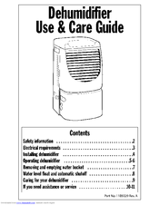 COMFORT-AIRE AD50USL2 Use & Care Manual