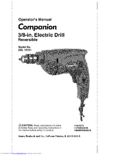 COMPANION COMPANION 320.10191 Operator's Manual