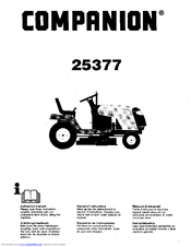Companion COMPANION 25377 Instruction Manual