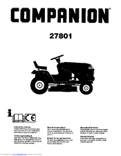 COMPANION COMPANION 278010 Instruction Manual