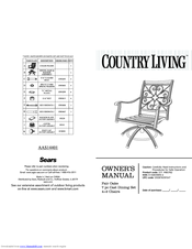 Country Living Country Living AAS14401 Owner's Manual